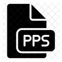 Pps Pps Extension Pps File Format Icône