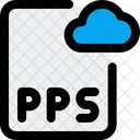 Pps Cloud Datei Cloud Datei Datei Icon