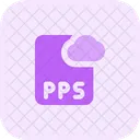 Pps Cloud File Cloud File File Icon