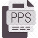 Pps File File Format File Icône
