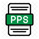 Pps Microsoft PowerPoint-Diashow  Symbol