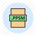 File Type Ppsm File Format Icon