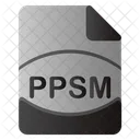 Ppsm File  Icon
