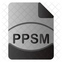 Ppsm File  Icon