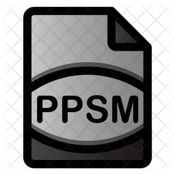 Ppsm File  Icon