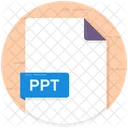 Ppt Ppt File File Format Icon