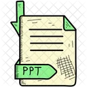 Ppt Document Format Icon
