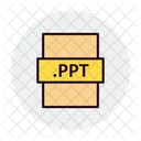 File Type Ppt File Format Icon