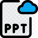 Ppt Cloud Datei Cloud Datei Datei Icon