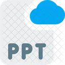 Ppt Cloud File  Icon