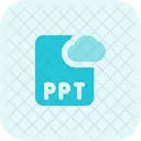 Ppt Cloud File Cloud File File Icon