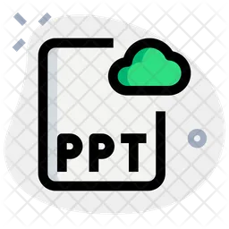 Ppt Cloud File  Icon