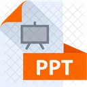 Ppt File Ppt File Format Icon