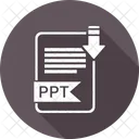Ppt Extension Document Icon