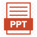 Ppt File Ppt Pdf File Icon