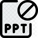 Ppt File Banned Key Banned File Banned Icon