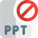 Ppt File Banned Key Banned File Banned Icon