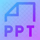 Ppt Document Ppt File Icon