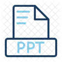 Ppt Document Data Icon