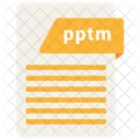 Pptm-Datei  Symbol