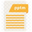 Pptm file  Icon