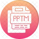 Pptm file  Icon