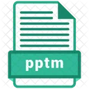 Pptm File Formats Icon