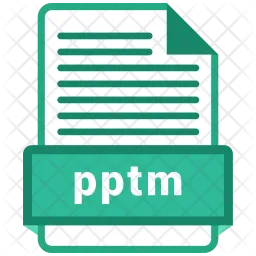 Pptm file  Icon