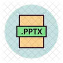File Type Pptx File Format Icon