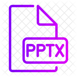 Pptx Icon - Download in Gradient Style