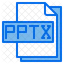 Pptx Datei Dateityp Icon