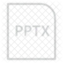 Pptx Erweiterung Datei Symbol