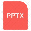 Pptx Erweiterung Datei Symbol