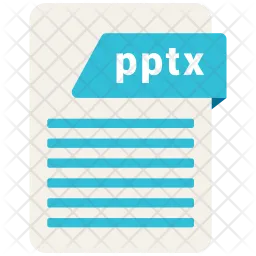 Pptx 파일  아이콘