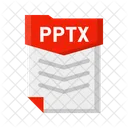 File Pptx Document Icon