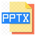 Pptx File File Type Icon