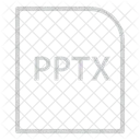 Pptx 확장자 파일 아이콘