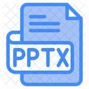 Pptx Document File Icon