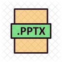 Pptx File Pptx File Format Icon