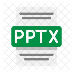 Pptx File Icon - Free Download Files & Folders Icons | IconScout
