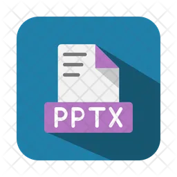 Pptx Microsoft Powerpoint  Icon