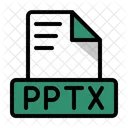 Pptx microsoft powerpoint  Icon