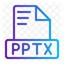 Pptx Document File Icon