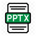 Pptx File Document Icon