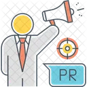 Pr Communication Icon