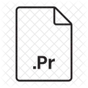 Pr Datei Pr Format Pr Erweiterung Symbol