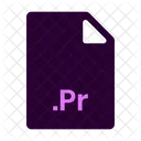 PR Typ PR Format Adobe Premiere Pro Symbol