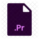 Pr 유형 Pr 형식 Adobe Premier Pro 아이콘