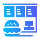 Praca De Alimentacao Loja Comerciante Ícone