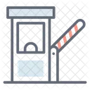 Praca De Pedagio Cabine De Estacionamento Cabine De Pedagio Ícone